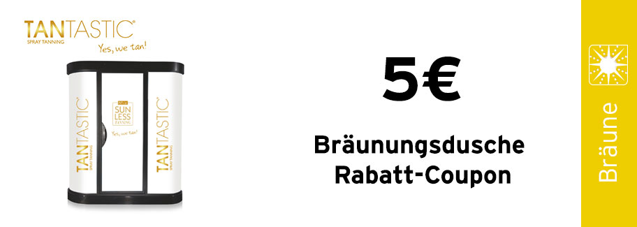 Bräunungsdusche Coupon